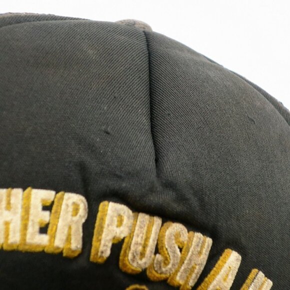 Vintage 70s/80s Harley Davidson Push A Harley Ride A Rice Burner Snapback Hat - Picture 6 of 10